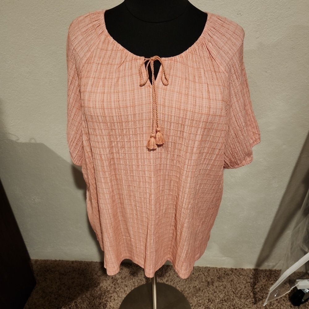 Westbound Woman Size 3X Short Sleeve Top NWT